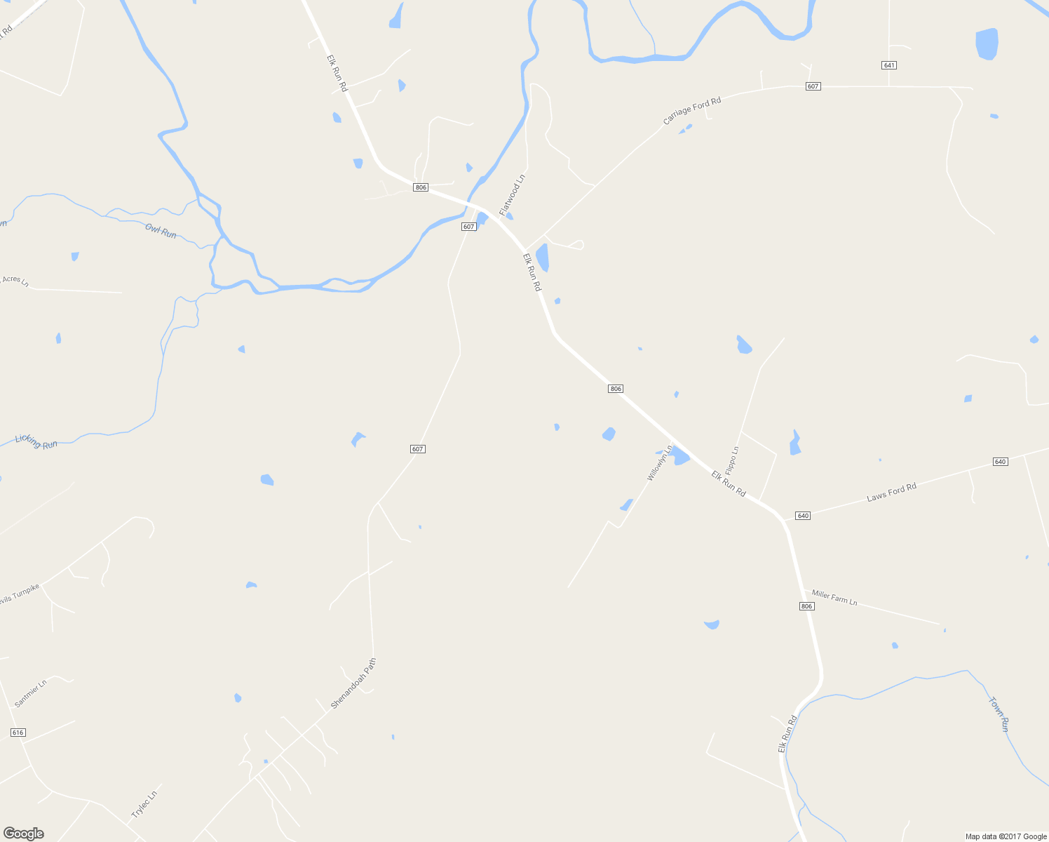 map of restaurants, bars, coffee shops, grocery stores, and more near 9727 Shenandoah Path in Catlett