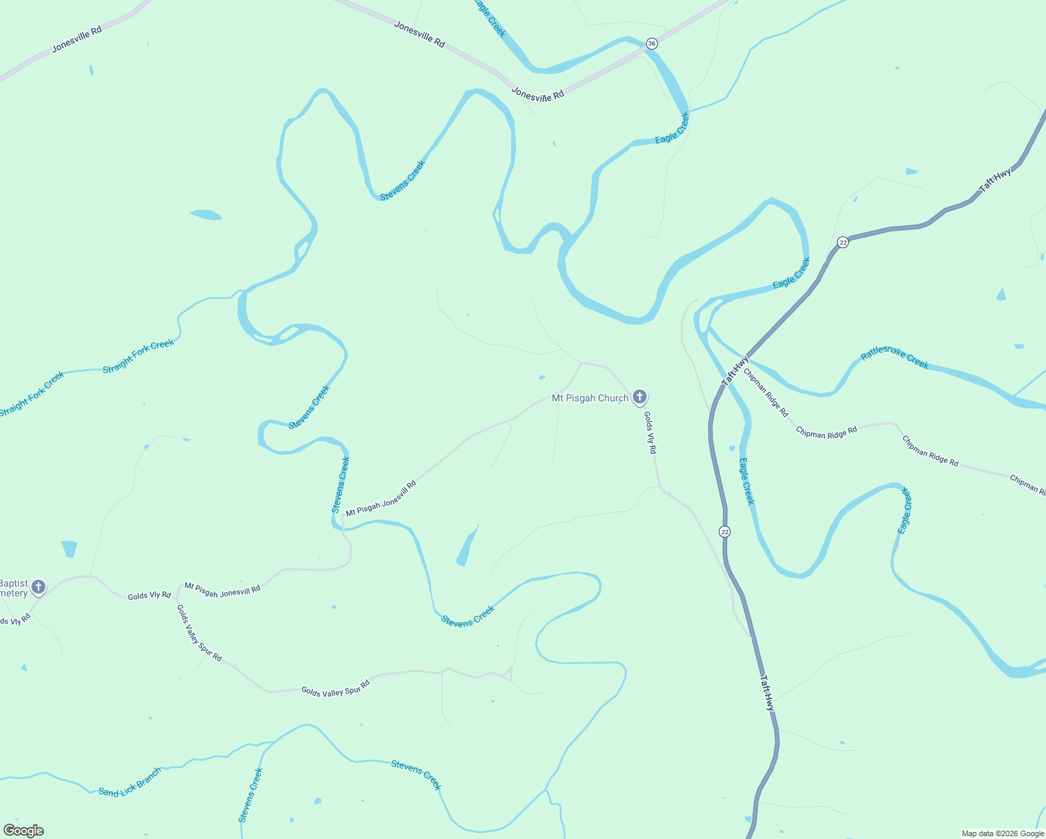 map of restaurants, bars, coffee shops, grocery stores, and more near 1460 Goldsvalley Road in Dry Ridge