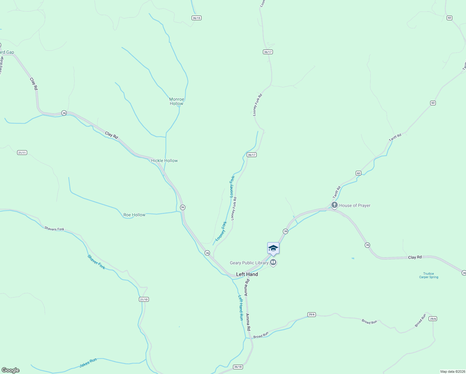 map of restaurants, bars, coffee shops, grocery stores, and more near 46-98 Looney Fork Road in Left Hand