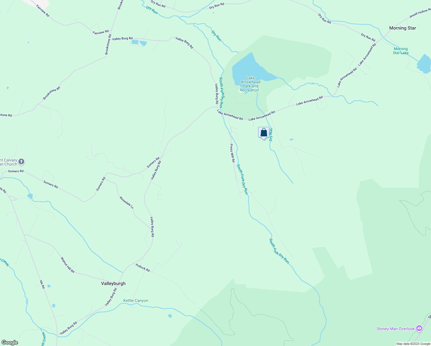map of restaurants, bars, coffee shops, grocery stores, and more near 426 Printz Mill Road in Luray