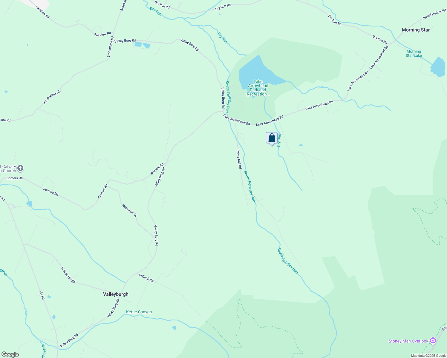map of restaurants, bars, coffee shops, grocery stores, and more near 426 Printz Mill Road in Luray