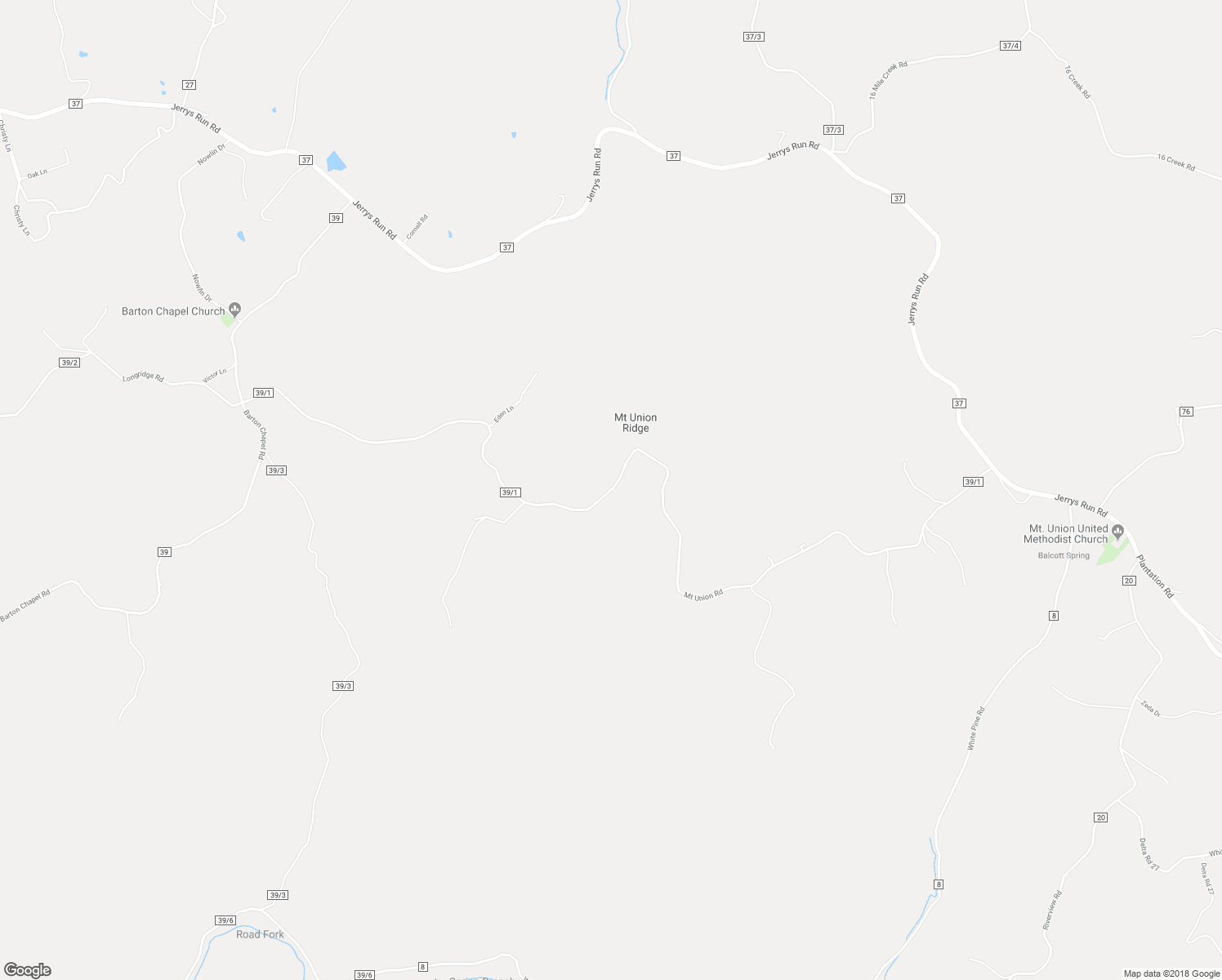 map of restaurants, bars, coffee shops, grocery stores, and more near 199 Mount Union Road in Fraziers Bottom