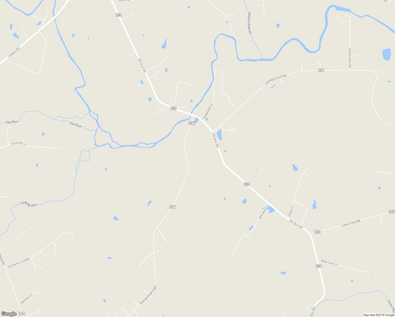 map of restaurants, bars, coffee shops, grocery stores, and more near 9673 Shenandoah Path in Catlett
