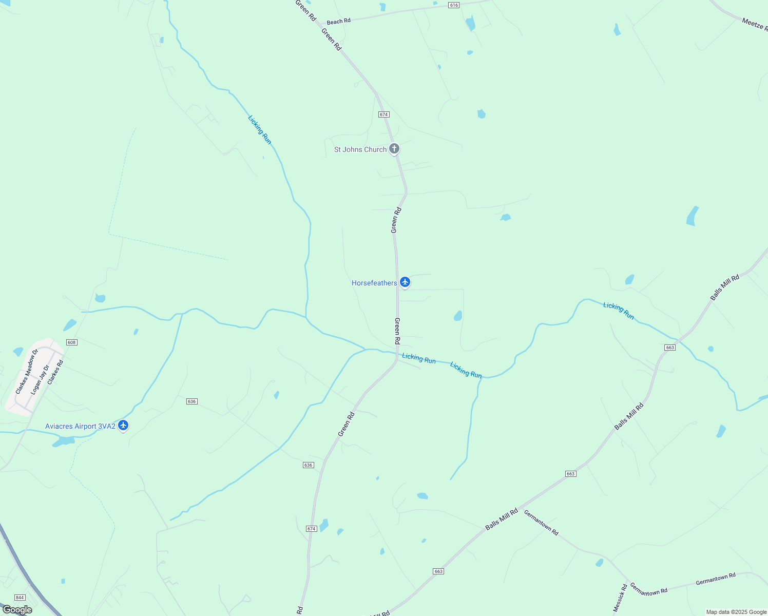 map of restaurants, bars, coffee shops, grocery stores, and more near 9688 Green Rd in Midland