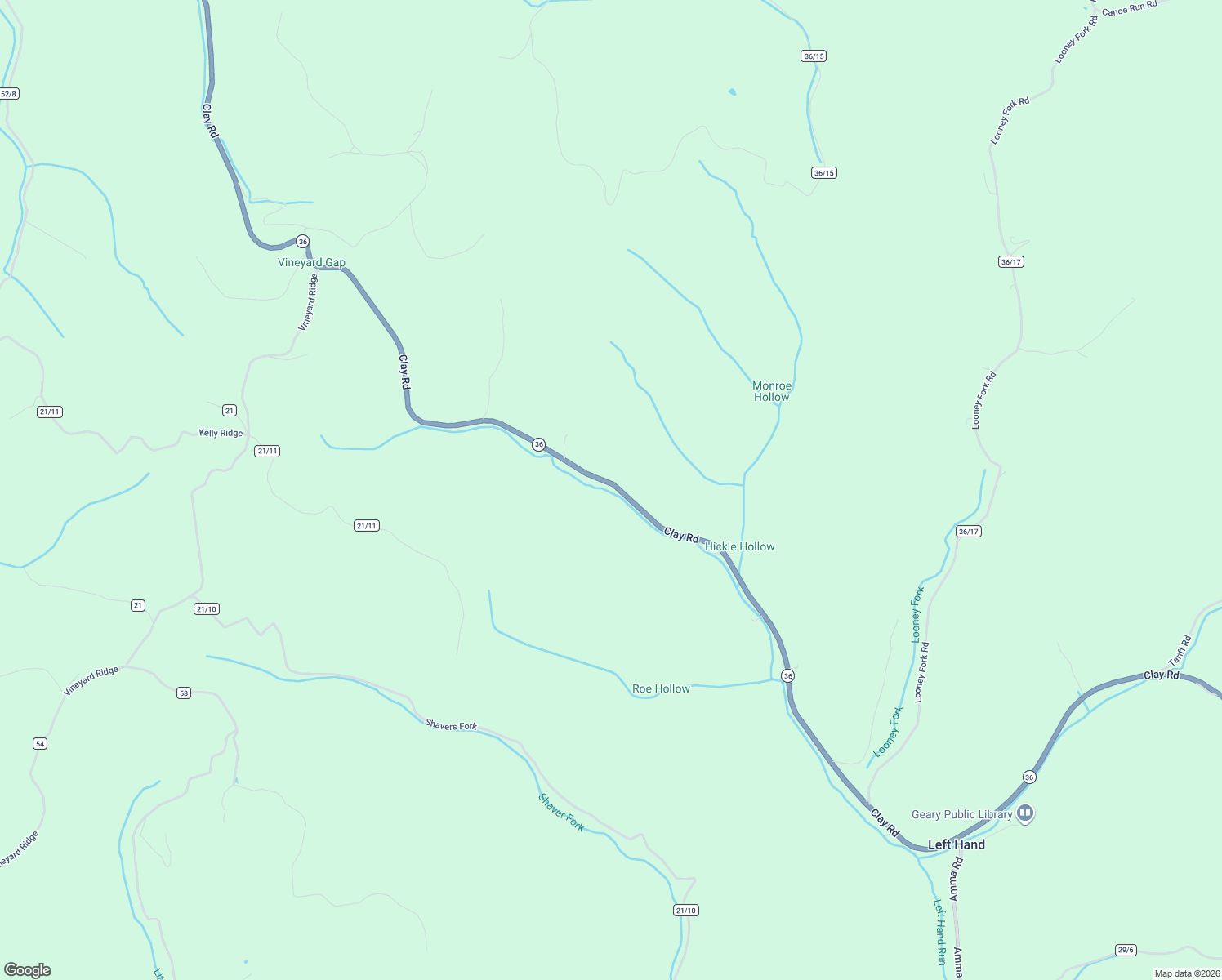 map of restaurants, bars, coffee shops, grocery stores, and more near 8739-8799 Clay Road in Left Hand