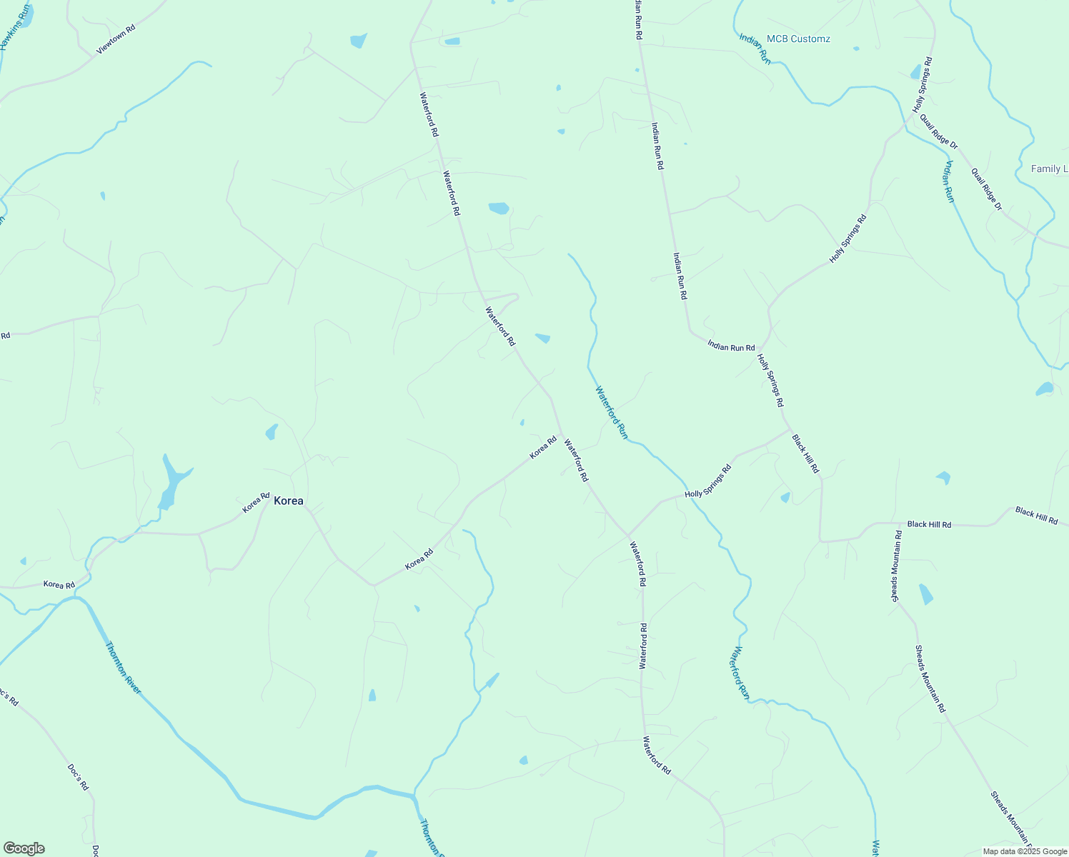 map of restaurants, bars, coffee shops, grocery stores, and more near 13525 Korea Road in Viewtown