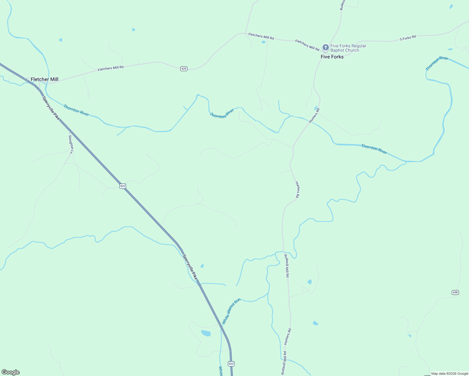 map of restaurants, bars, coffee shops, grocery stores, and more near 439 Rudasill Mill Road in Woodville