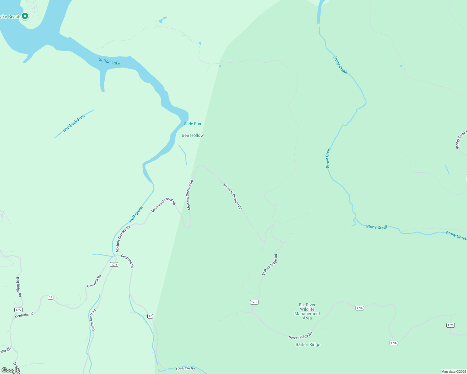 map of restaurants, bars, coffee shops, grocery stores, and more near 1622 Meadow Lane in Sutton