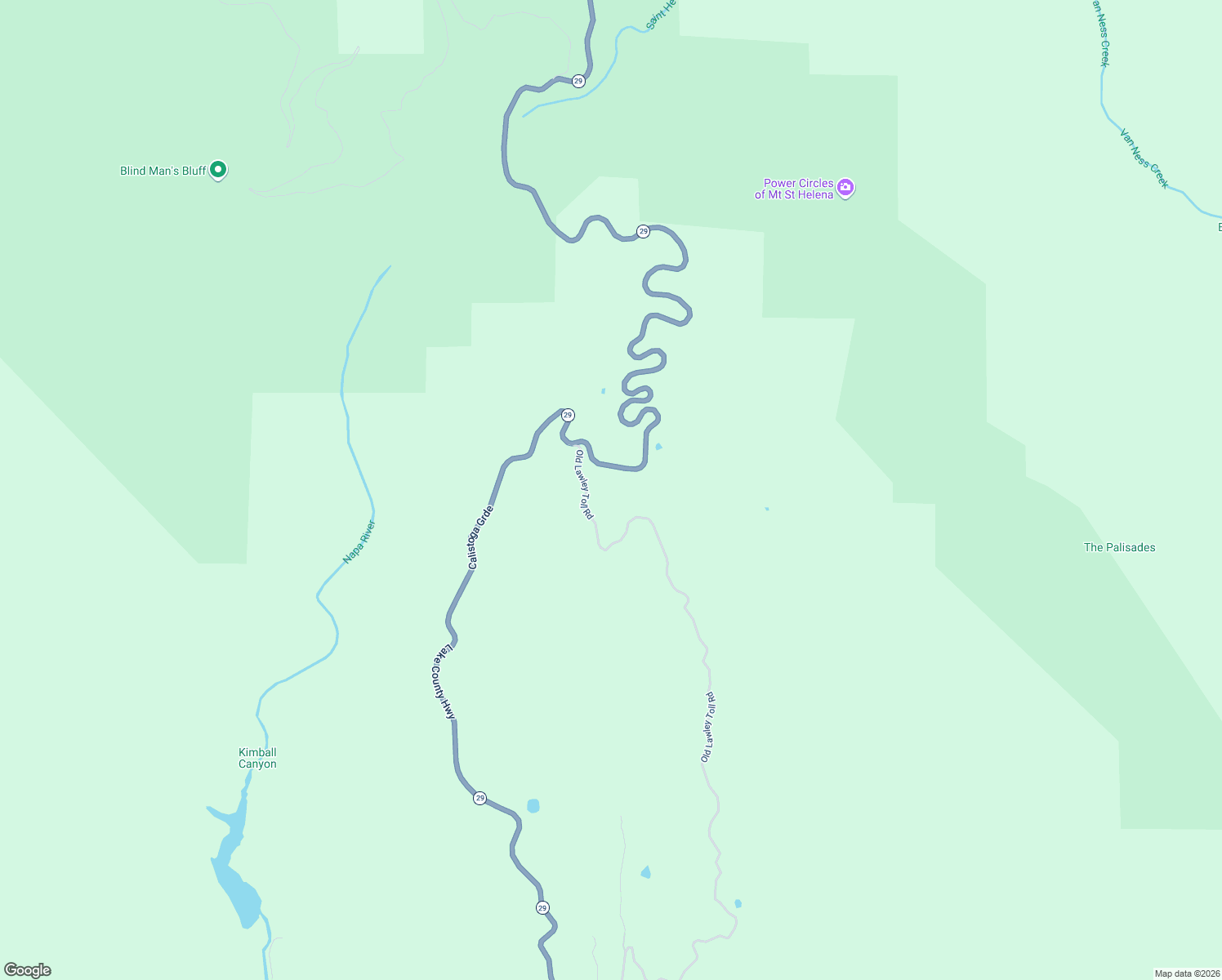 map of restaurants, bars, coffee shops, grocery stores, and more near 4300 Lake County Highway in Calistoga