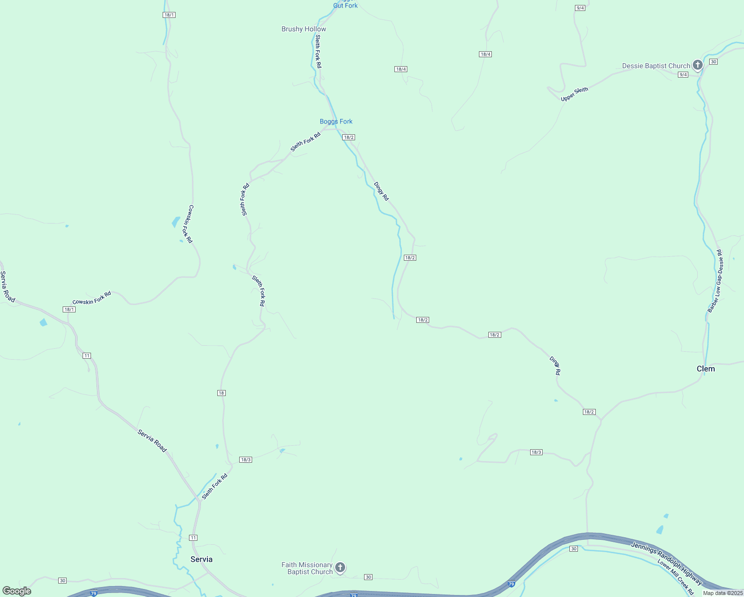map of restaurants, bars, coffee shops, grocery stores, and more near 4452 Frametown Road in Duck
