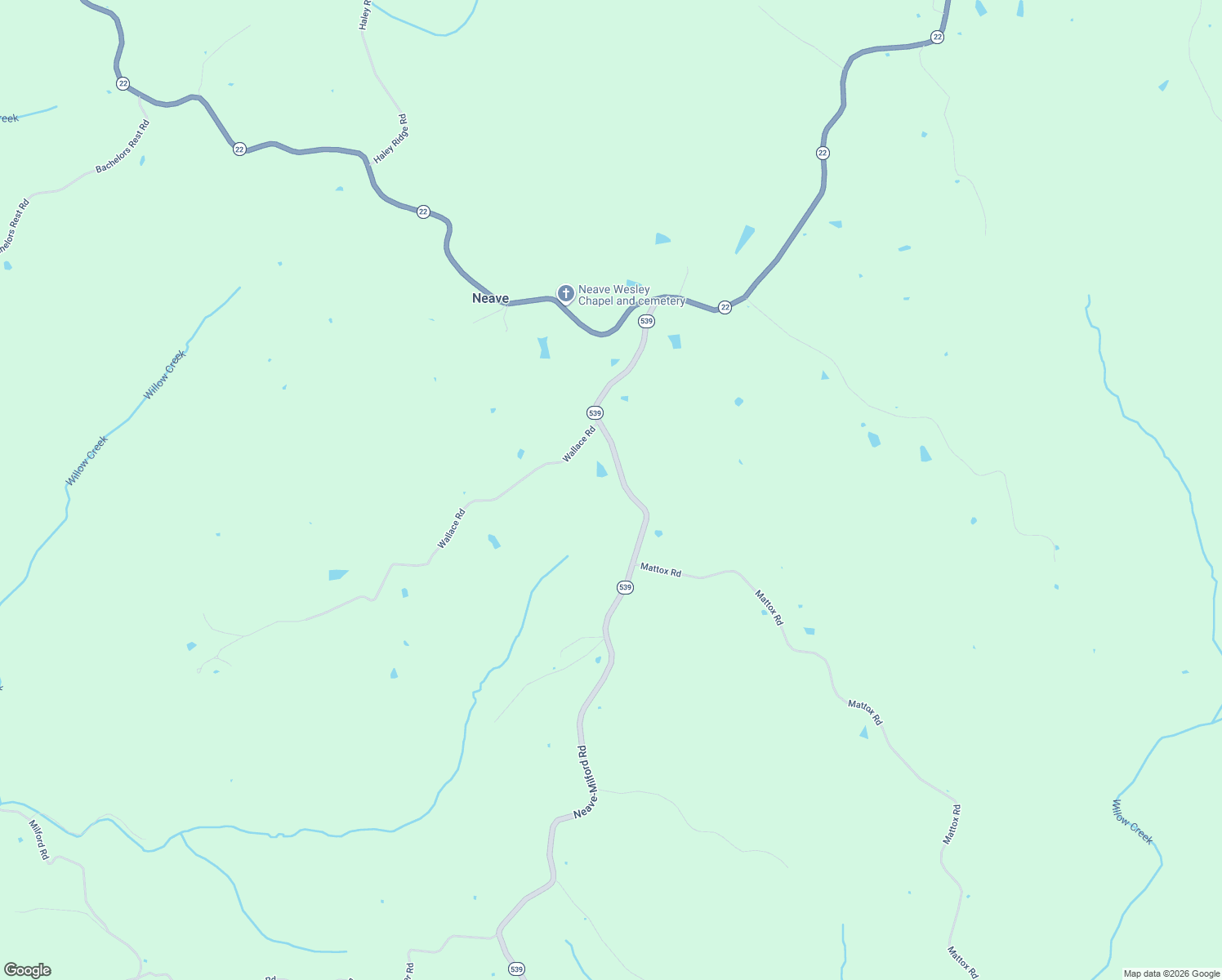 map of restaurants, bars, coffee shops, grocery stores, and more near in Neave