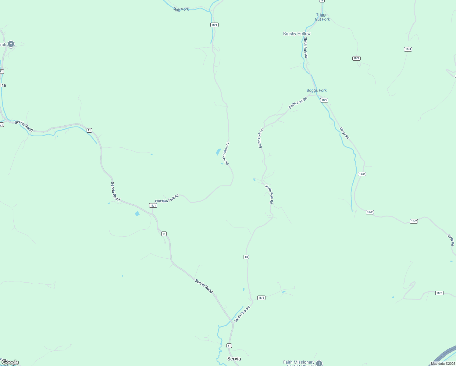 map of restaurants, bars, coffee shops, grocery stores, and more near 1527 Cowskin Fork Road in Duck