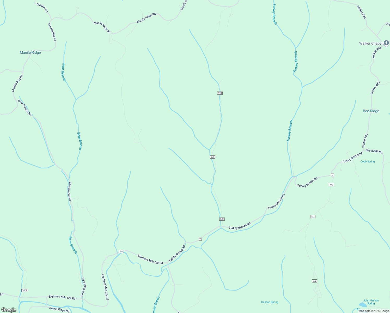 map of restaurants, bars, coffee shops, grocery stores, and more near 607 Gates Line Road in Leon
