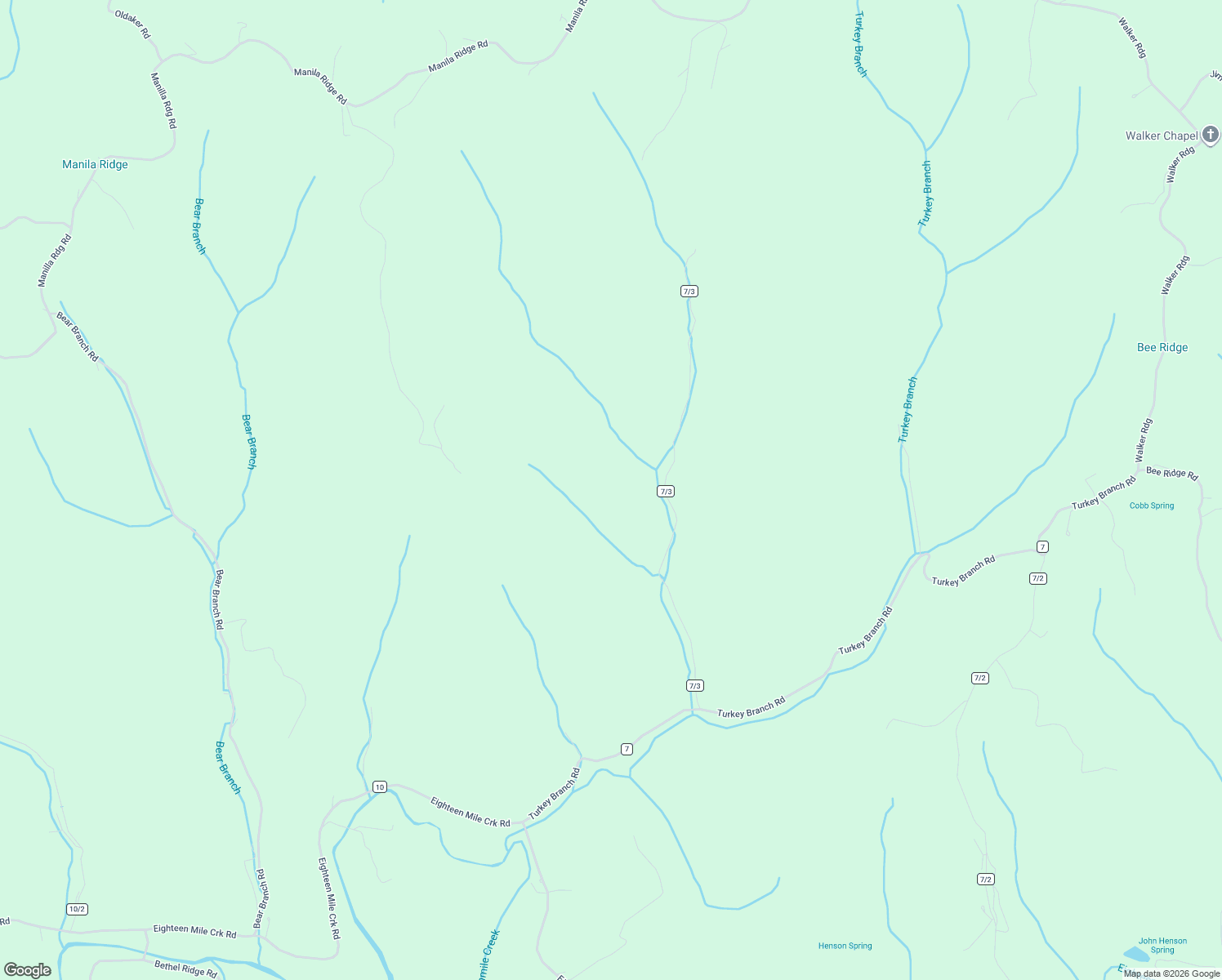 map of restaurants, bars, coffee shops, grocery stores, and more near 607 Gates Line Road in Leon
