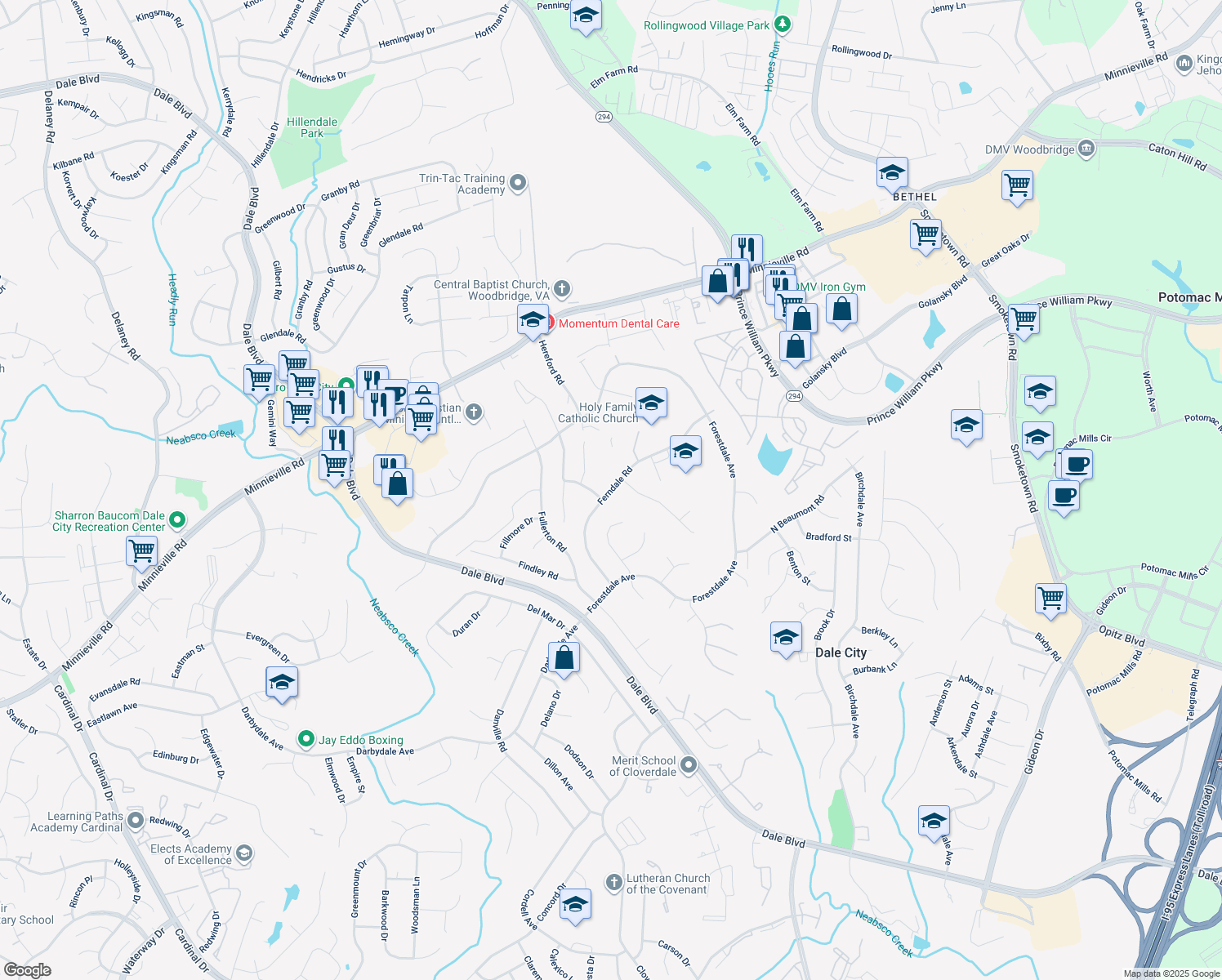Ferndale Road, Dale City VA Walk Score