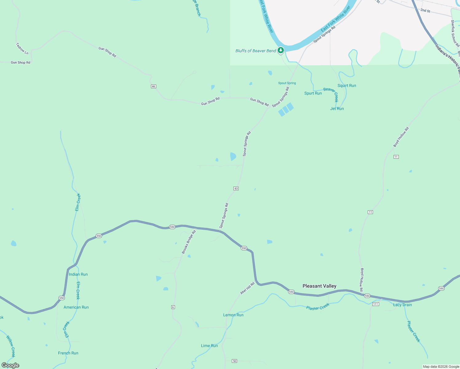 map of restaurants, bars, coffee shops, grocery stores, and more near 10053 Spout Springs Road in Shoals