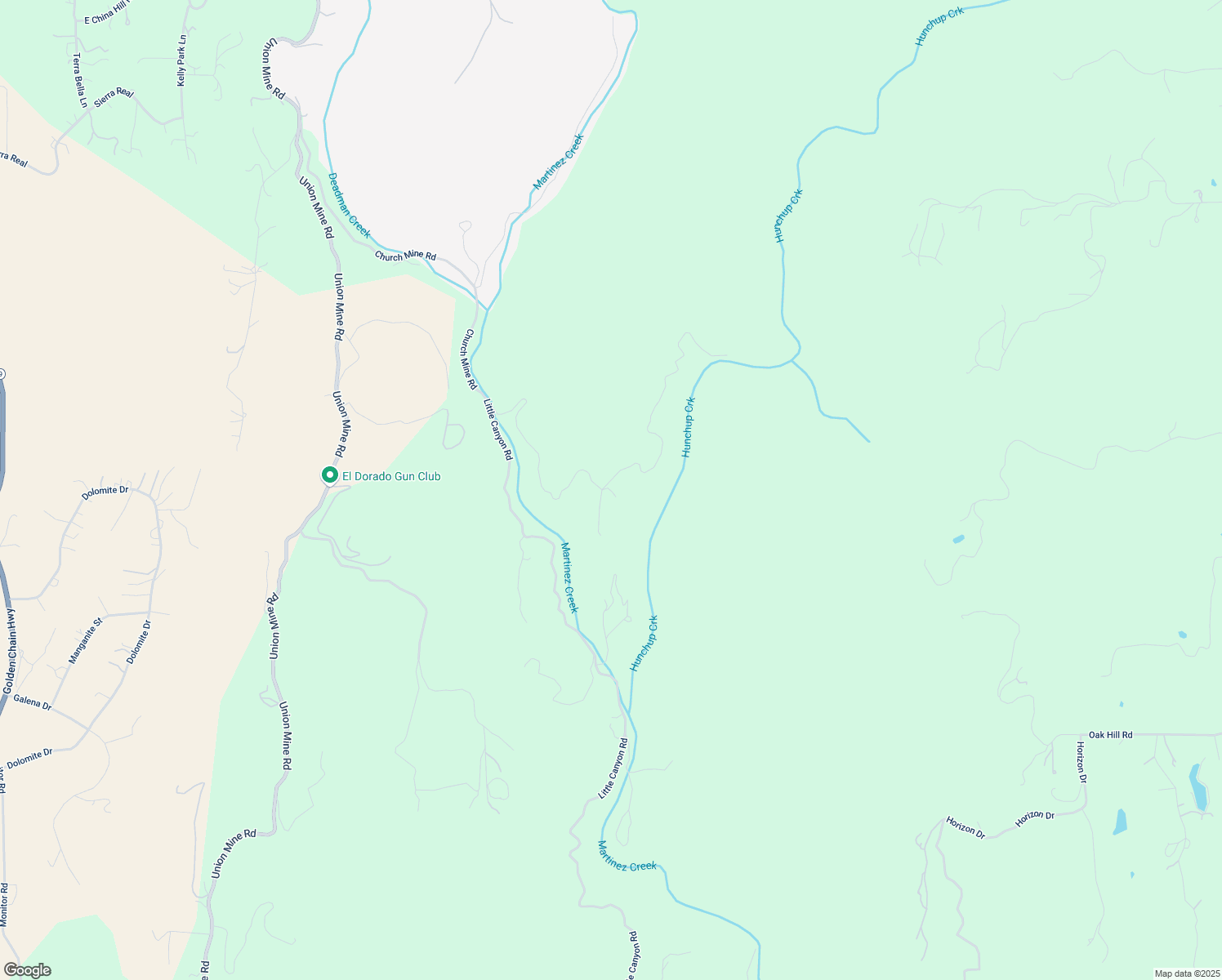 map of restaurants, bars, coffee shops, grocery stores, and more near Unnamed Rd in Placerville