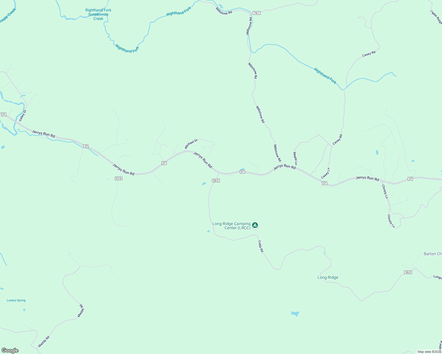 map of restaurants, bars, coffee shops, grocery stores, and more near 107 County Route 39/2 in Apple Grove