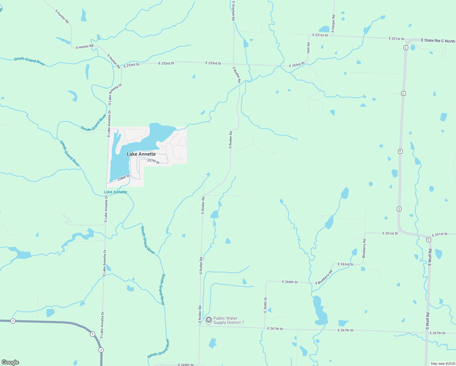 map of restaurants, bars, coffee shops, grocery stores, and more near 25805 S Rodier Rd in Freeman
