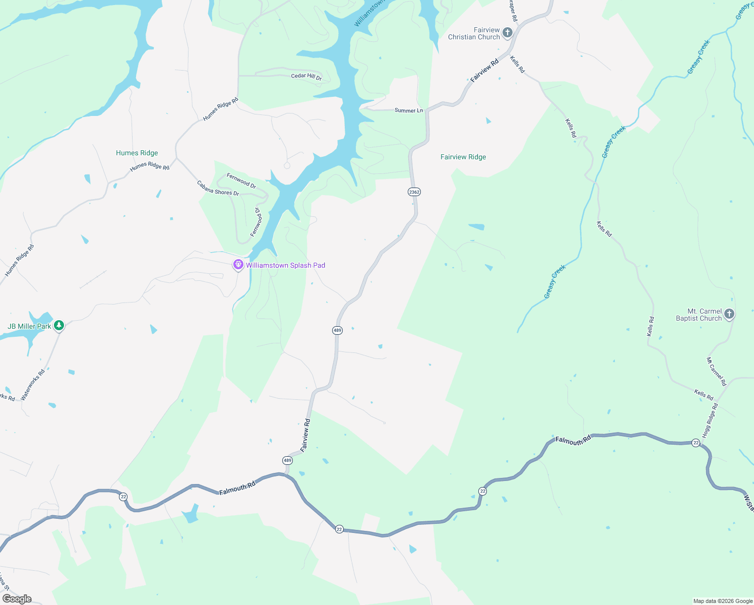 map of restaurants, bars, coffee shops, grocery stores, and more near 310 Fairview Road in Williamstown