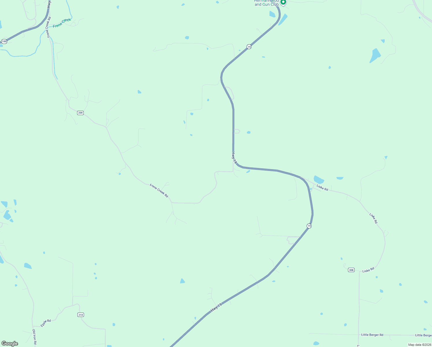 map of restaurants, bars, coffee shops, grocery stores, and more near 2064 Frene Creek Road in Hermann