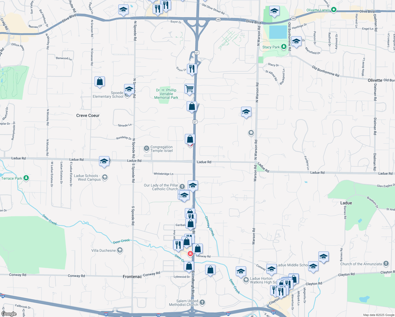 102 North Lindbergh Boulevard, St. Louis MO Walk Score