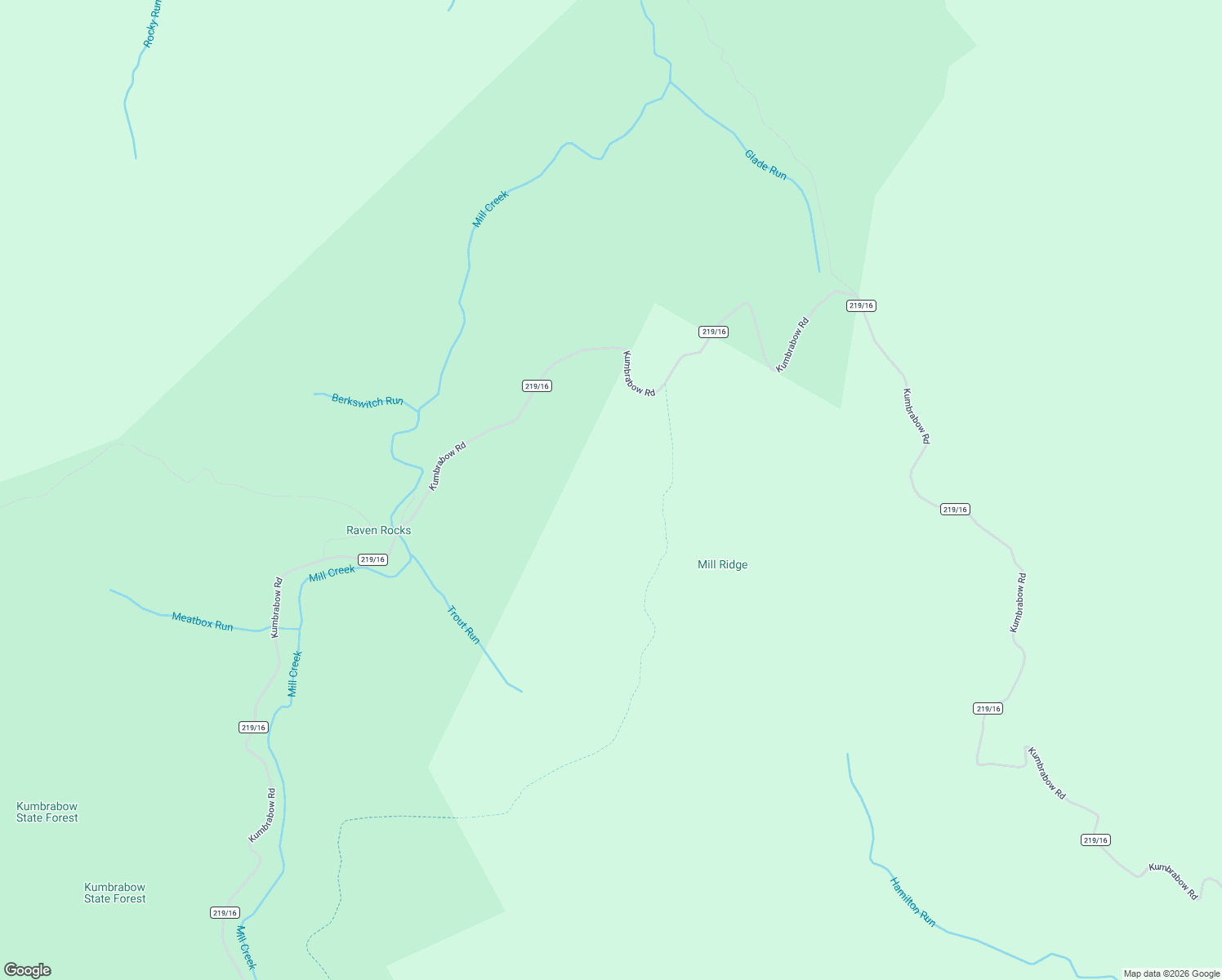 map of restaurants, bars, coffee shops, grocery stores, and more near Mill Ridge Trail in Valley Head