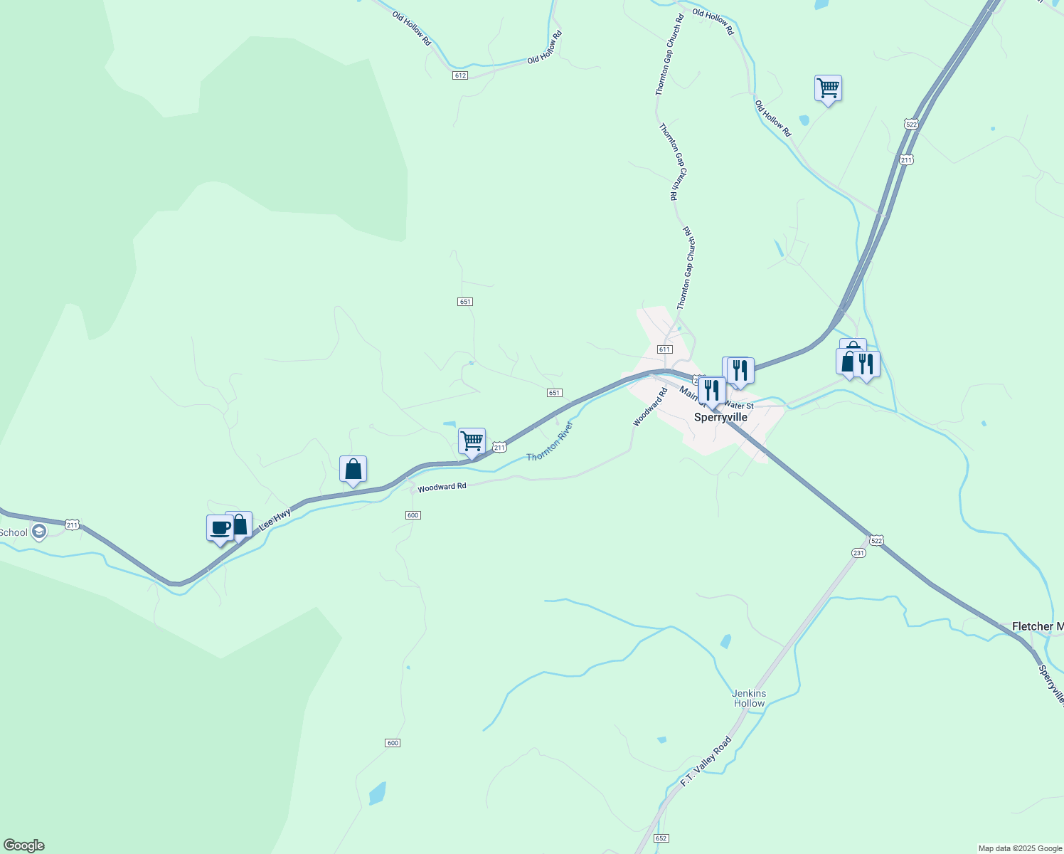 11659 Lee Highway, Sperryville VA Walk Score