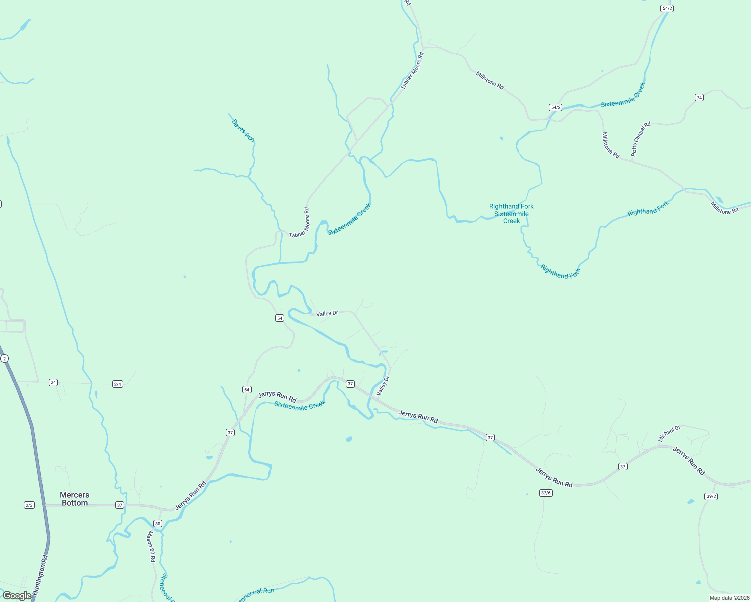 map of restaurants, bars, coffee shops, grocery stores, and more near 872 Valley Drive in Apple Grove