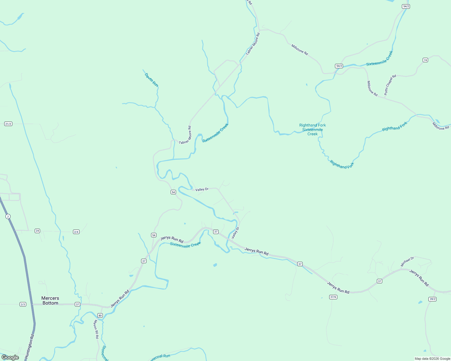 map of restaurants, bars, coffee shops, grocery stores, and more near 872 Valley Drive in Apple Grove