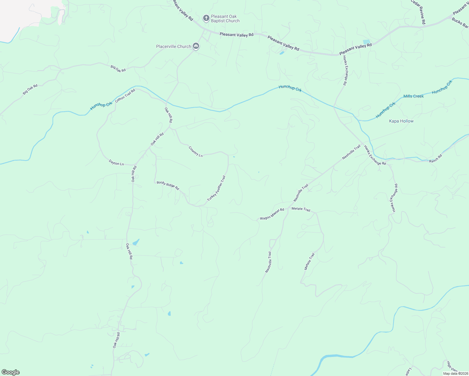 map of restaurants, bars, coffee shops, grocery stores, and more near 1921 Turkey Feather Trail in Placerville