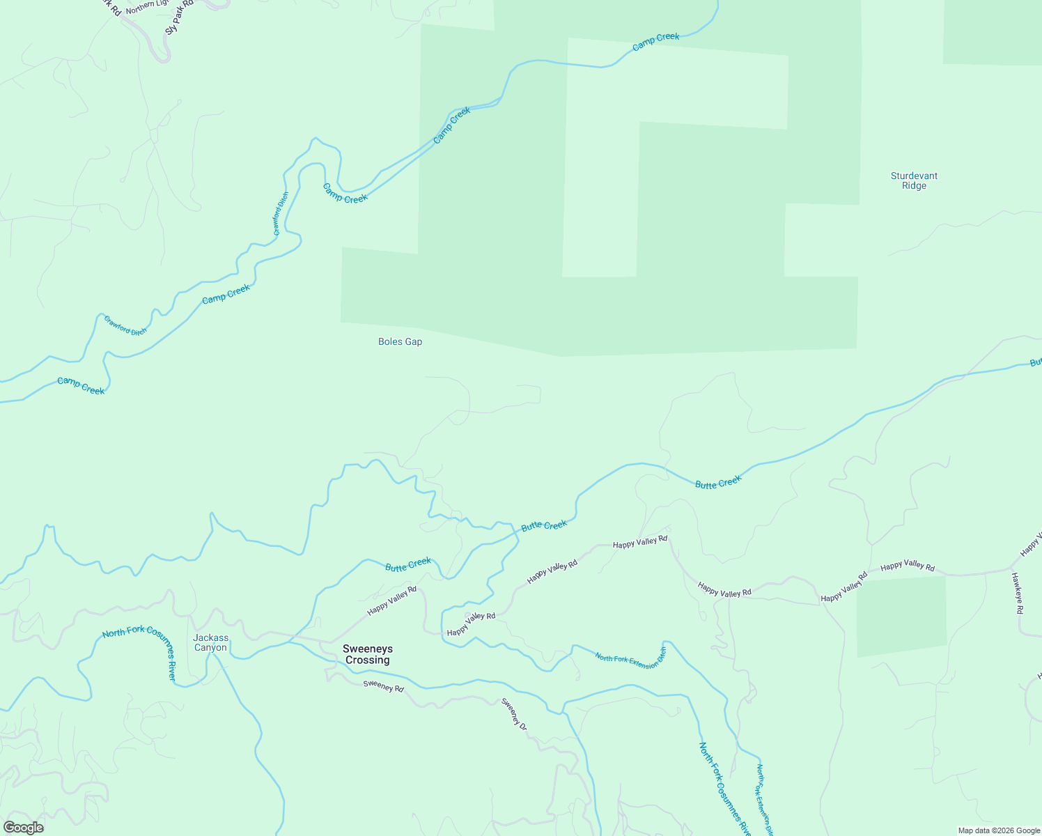 map of restaurants, bars, coffee shops, grocery stores, and more near 5200 Butte Creek Road in Somerset