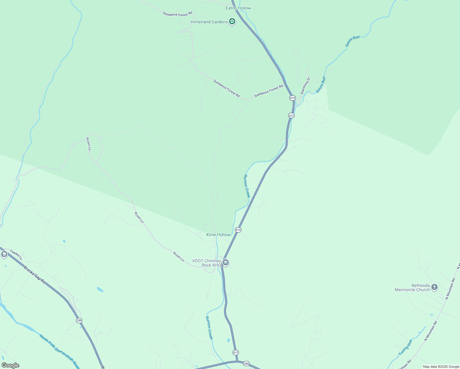 map of restaurants, bars, coffee shops, grocery stores, and more near in Fulks Run