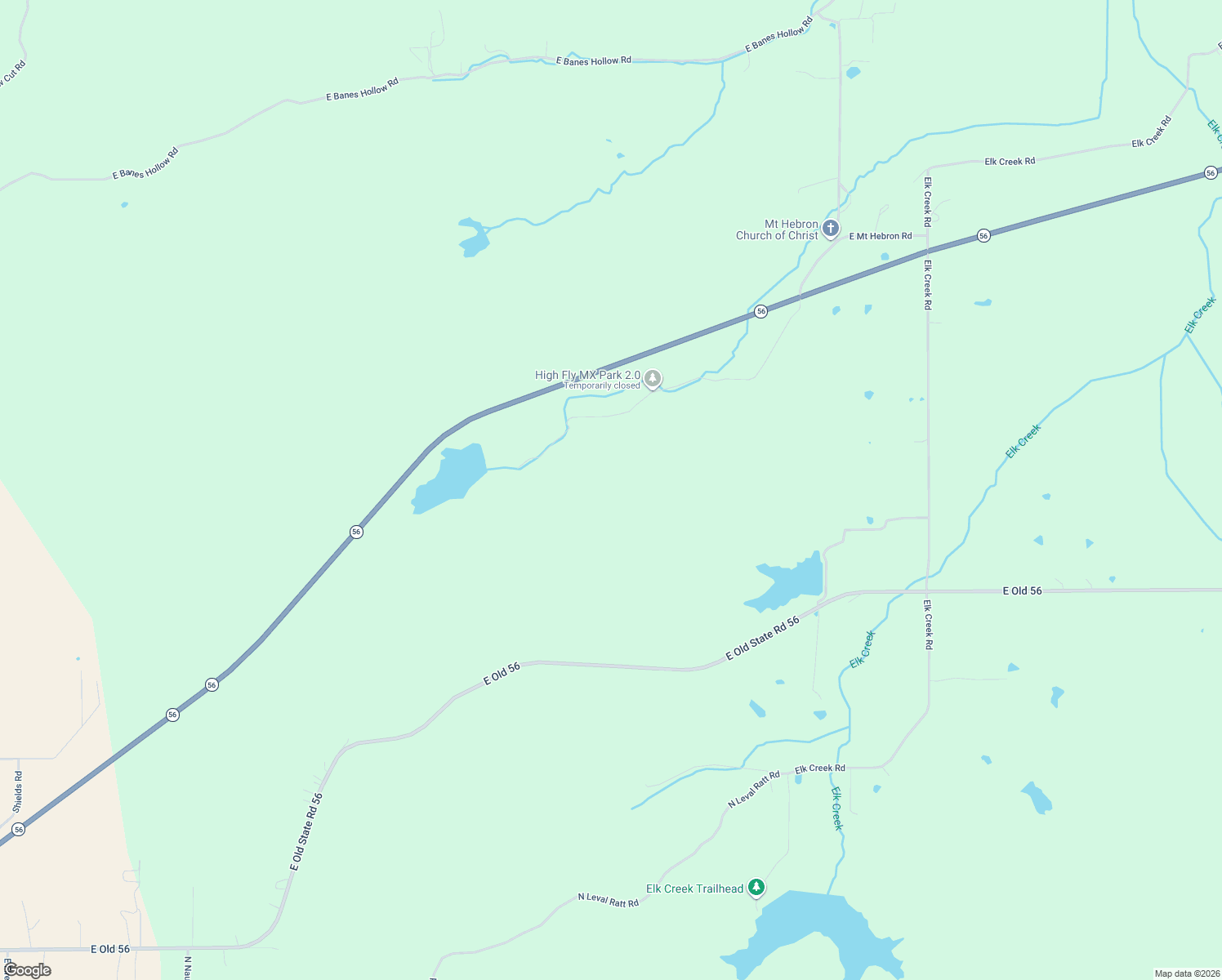 map of restaurants, bars, coffee shops, grocery stores, and more near 8144 East Old State Road 56 in Scottsburg