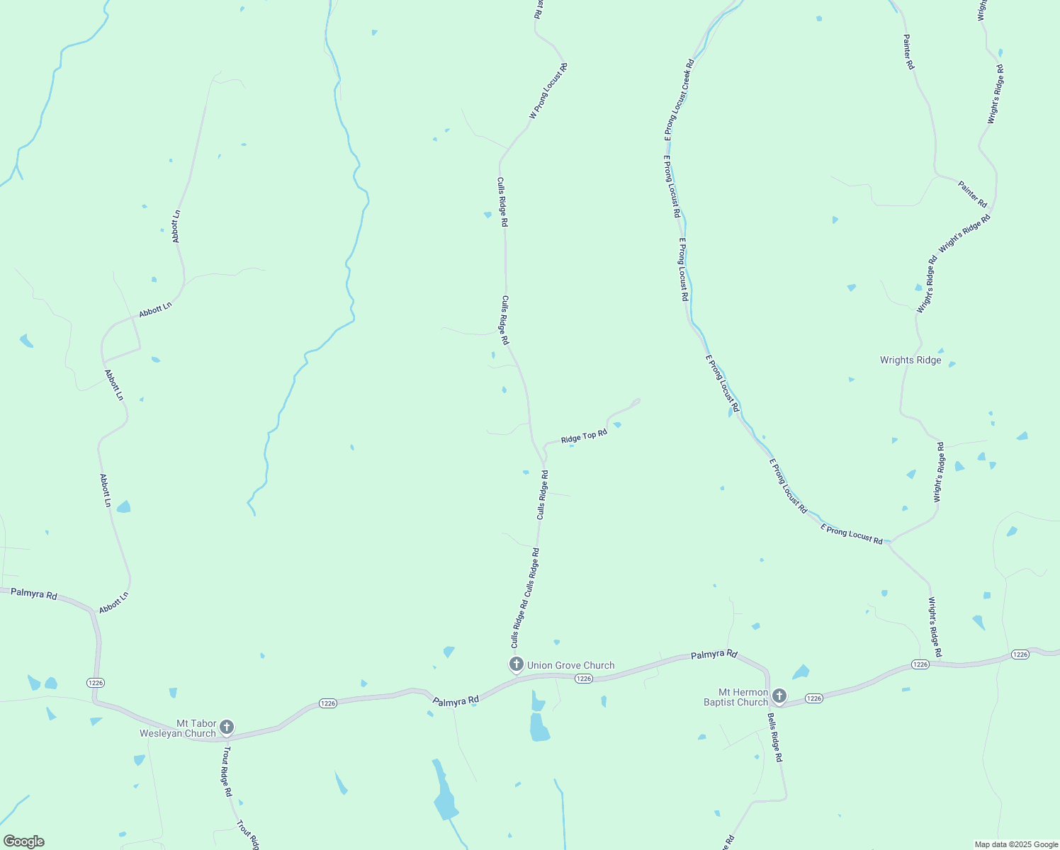 map of restaurants, bars, coffee shops, grocery stores, and more near Culls Ridge Road in Trimble County
