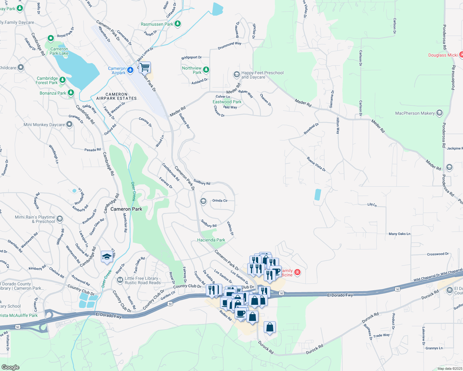 3467 Sudbury Road, Cameron Park CA Walk Score