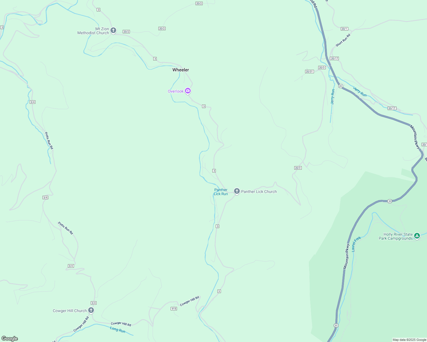 map of restaurants, bars, coffee shops, grocery stores, and more near 1319 Replete Road in Hacker Valley