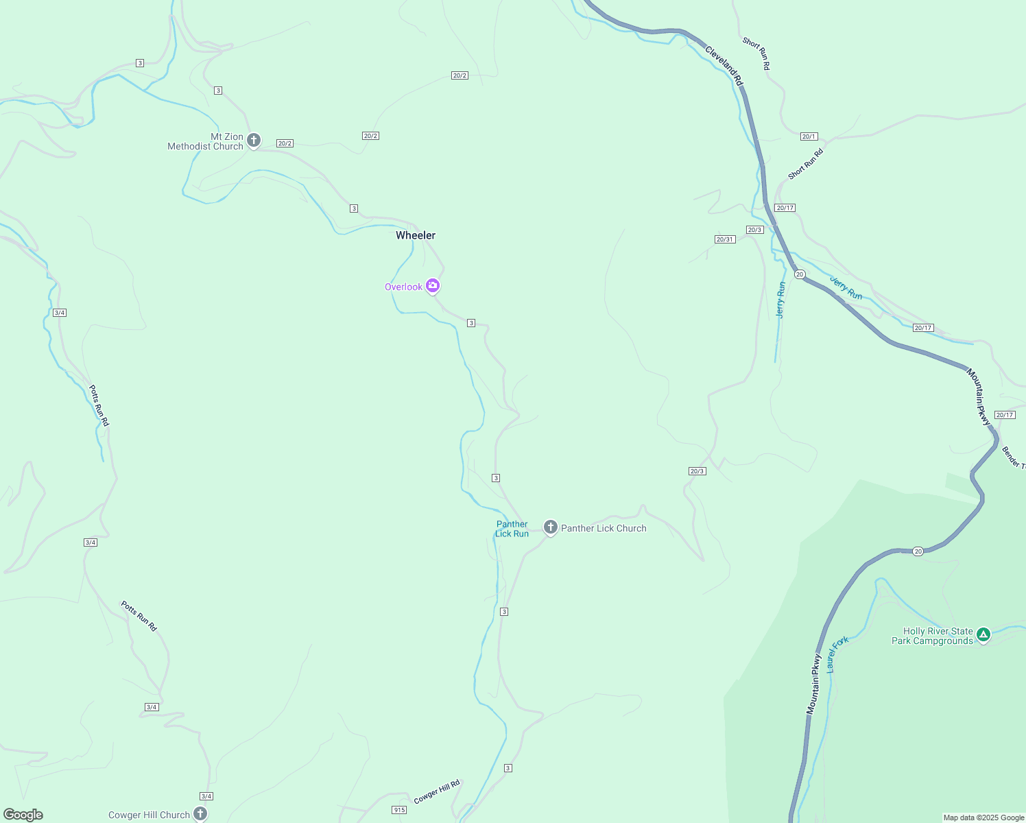map of restaurants, bars, coffee shops, grocery stores, and more near 1319 County Route 3 in Hacker Valley