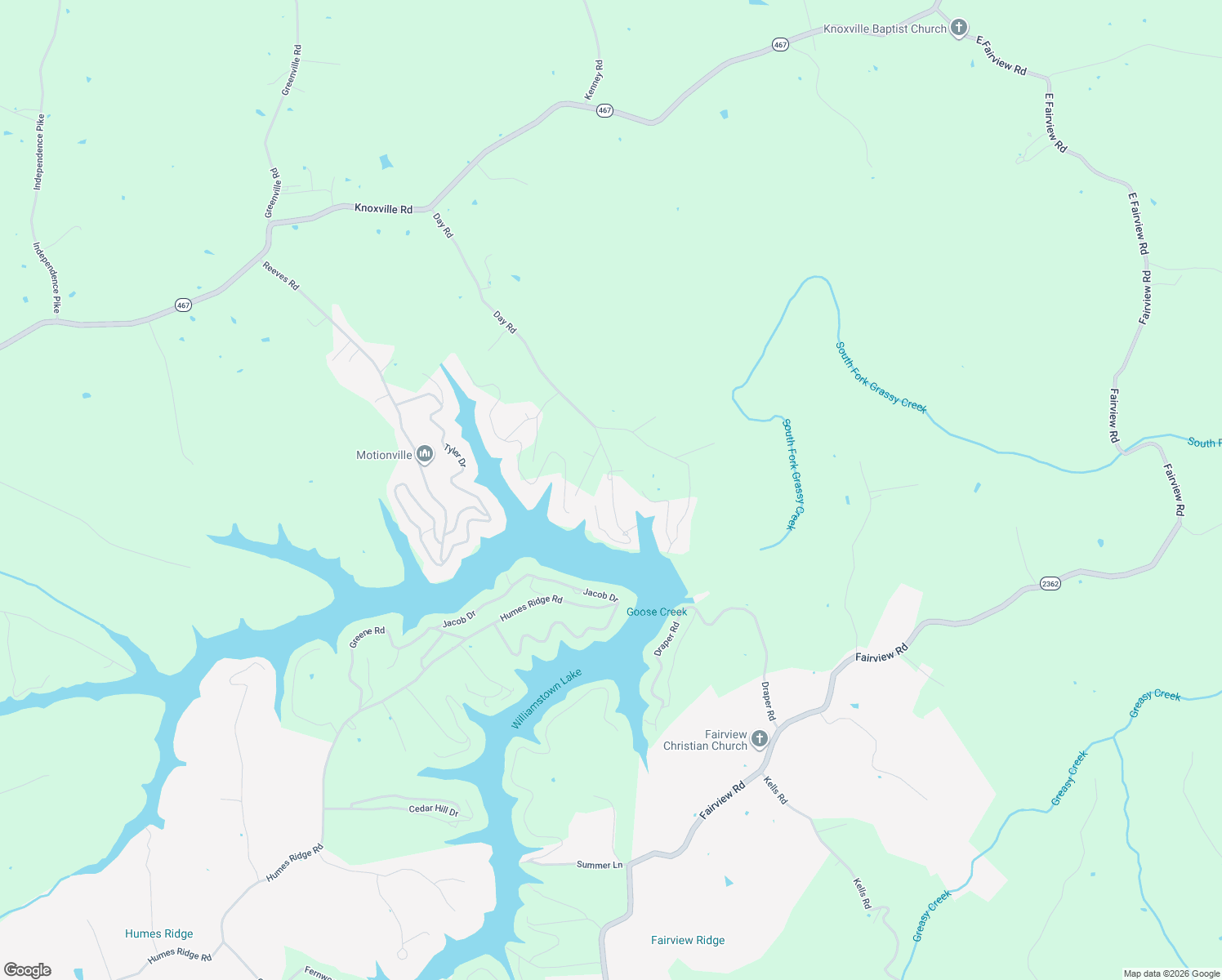 map of restaurants, bars, coffee shops, grocery stores, and more near 430 Peaceful Road in Dry Ridge