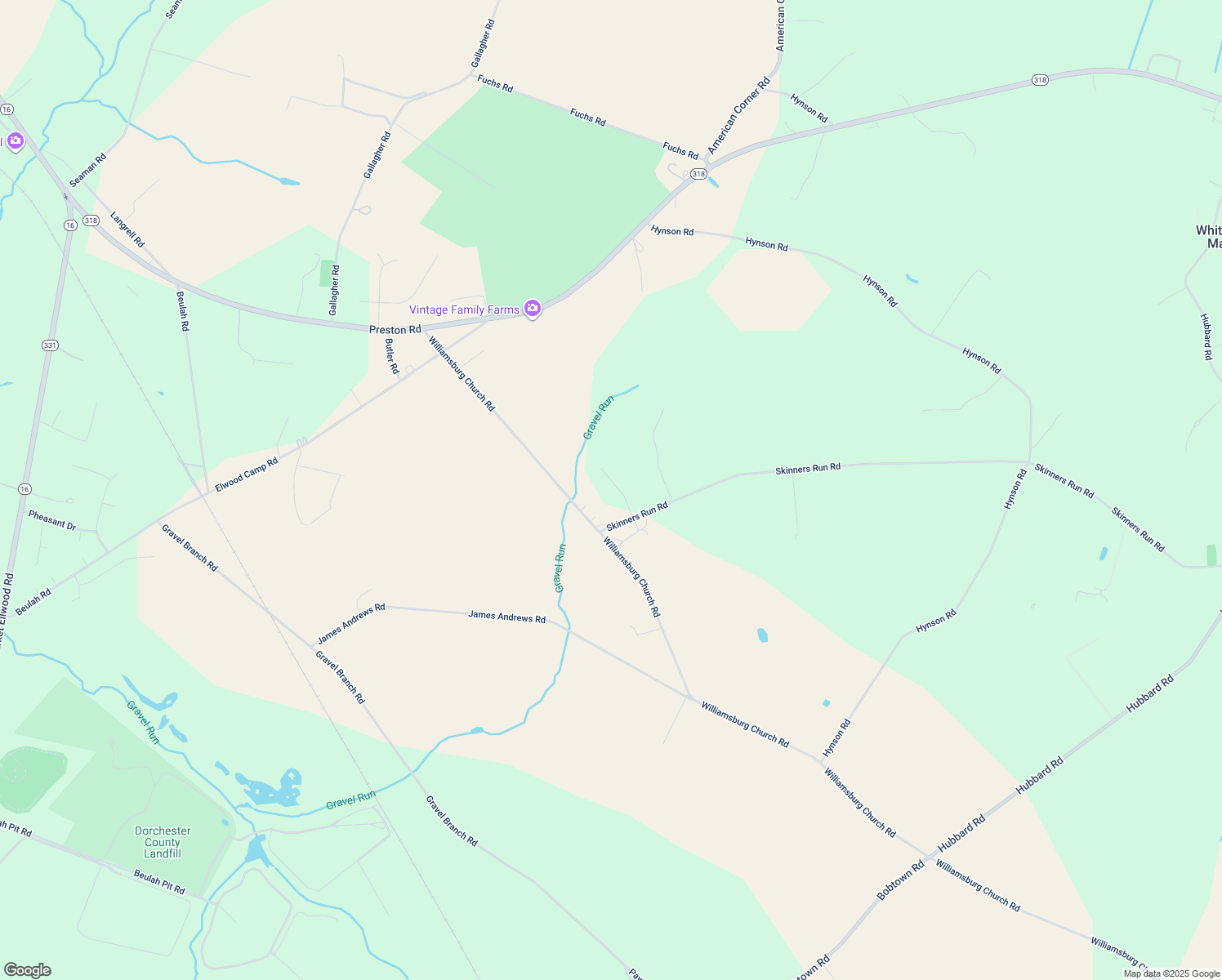 6912 Midfield Drive, Hurlock MD Walk Score