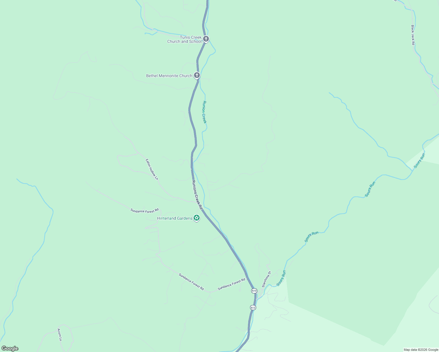 map of restaurants, bars, coffee shops, grocery stores, and more near 17626 Rusty Ridge Road in Broadway