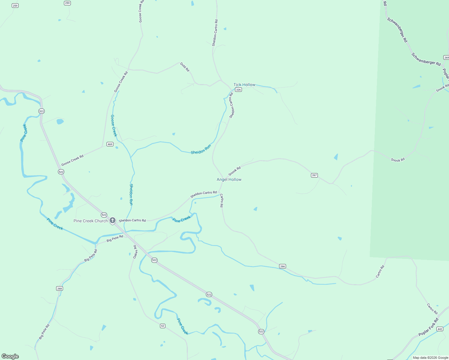 map of restaurants, bars, coffee shops, grocery stores, and more near 54 Snook Road in Franklin Furnace