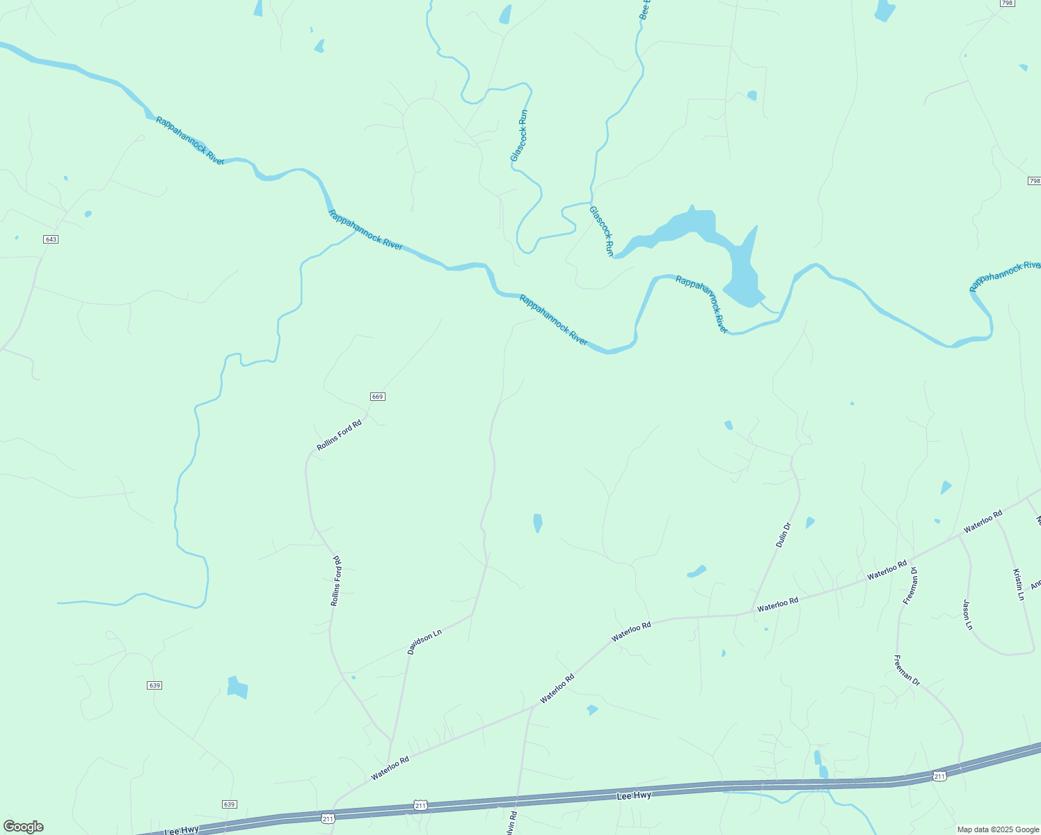 map of restaurants, bars, coffee shops, grocery stores, and more near 162 Davidson Lane in Amissville