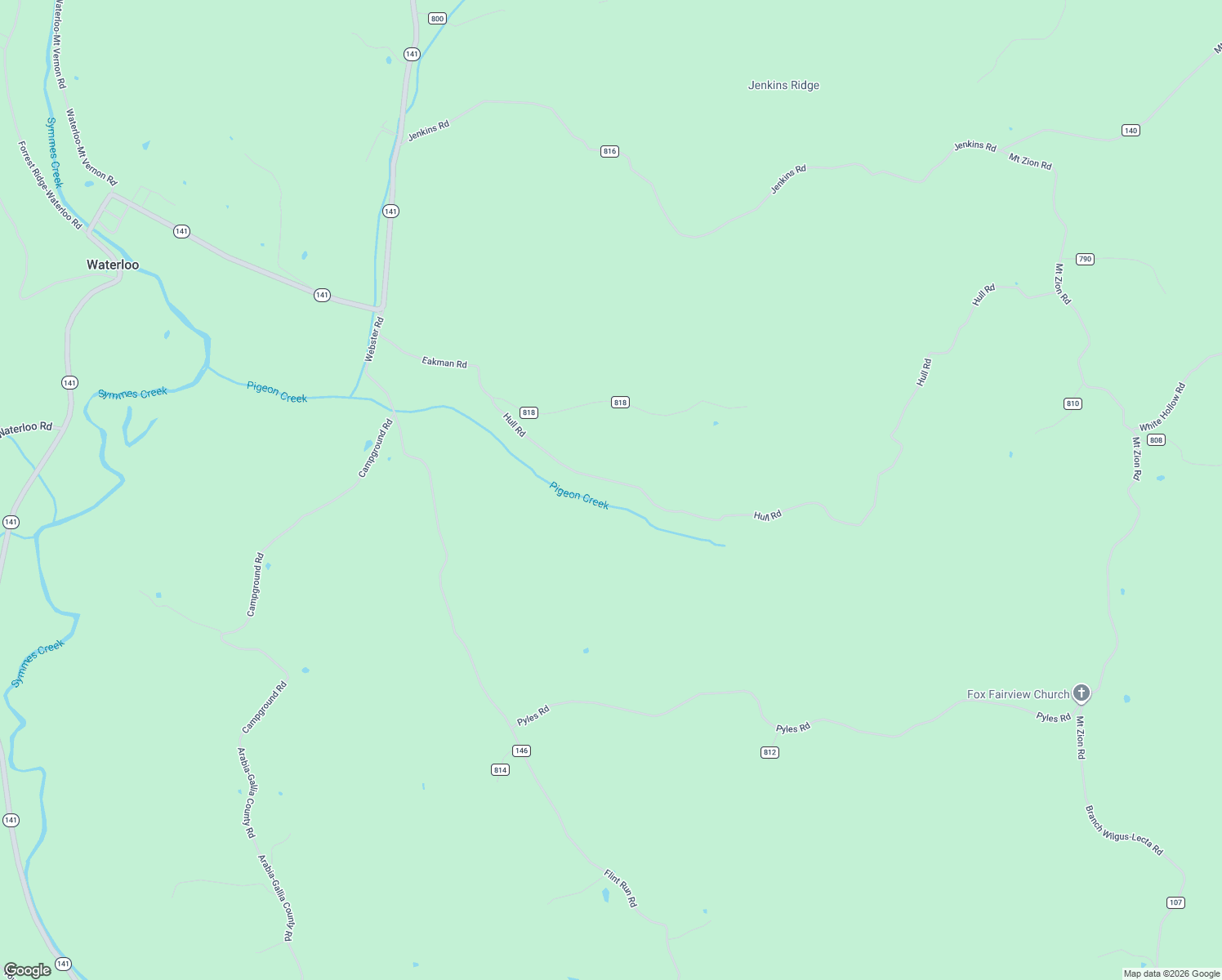 map of restaurants, bars, coffee shops, grocery stores, and more near 377 Hull Road in Patriot