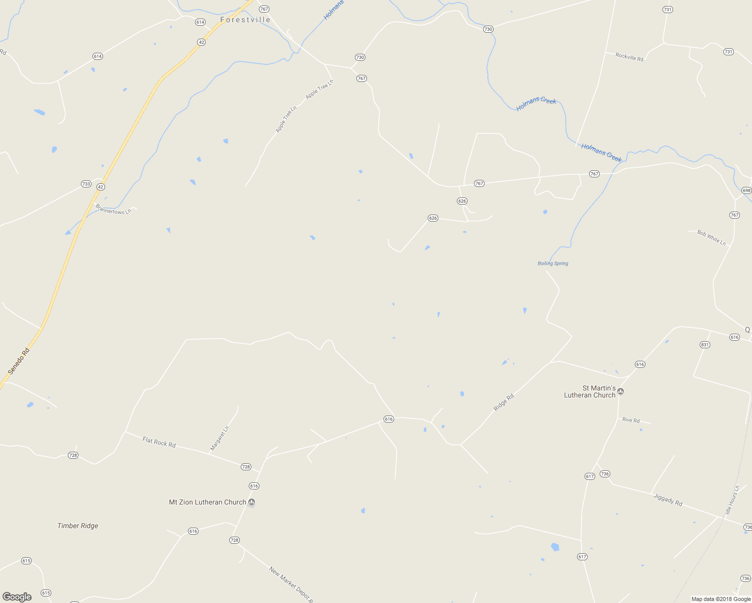 map of restaurants, bars, coffee shops, grocery stores, and more near 182 Boiling Springs Lane in Quicksburg