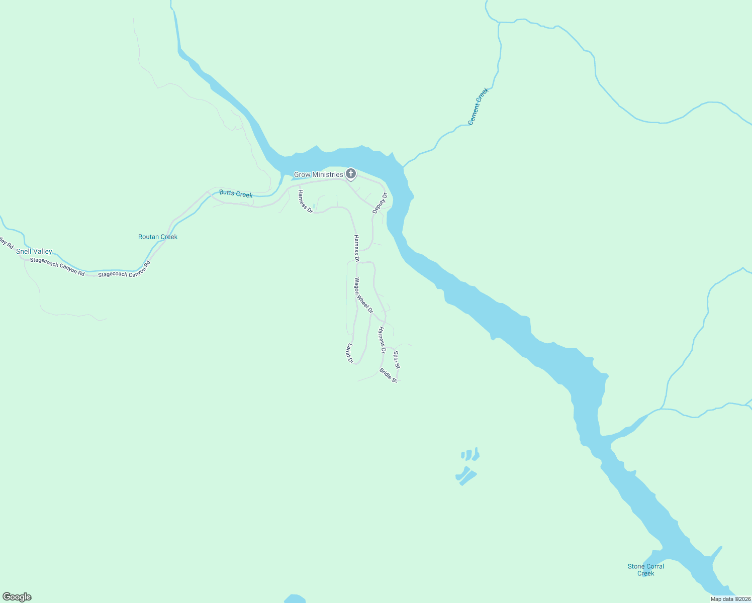 map of restaurants, bars, coffee shops, grocery stores, and more near 2563 Harness Drive in Pope Valley