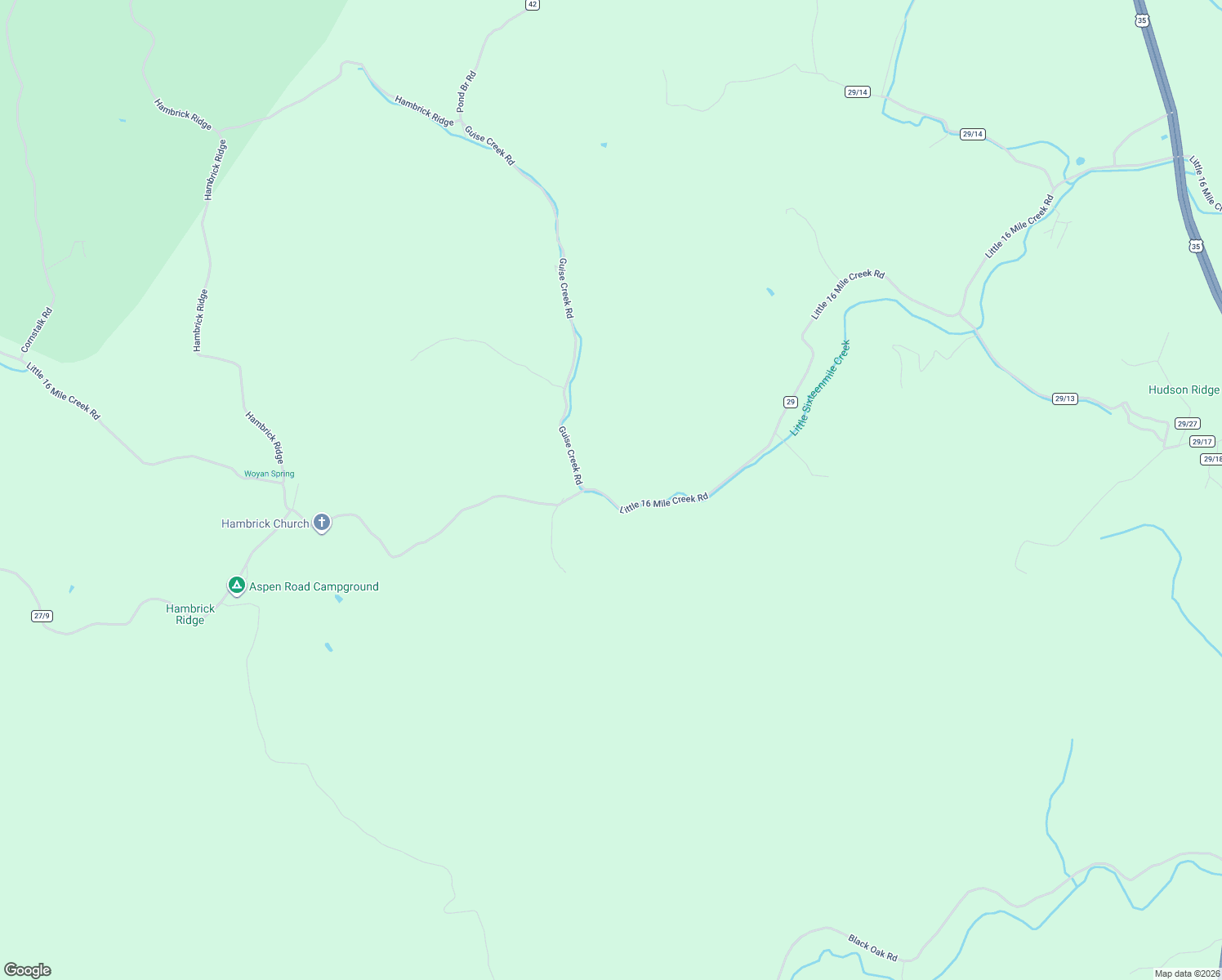 map of restaurants, bars, coffee shops, grocery stores, and more near 378-398 Little 16 Mile Creek Road in Southside