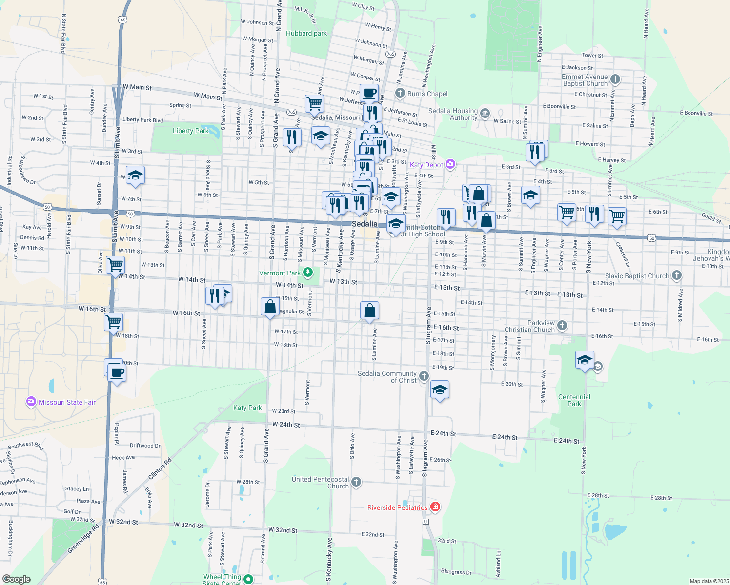 1317 South Ohio Avenue, Sedalia MO Walk Score