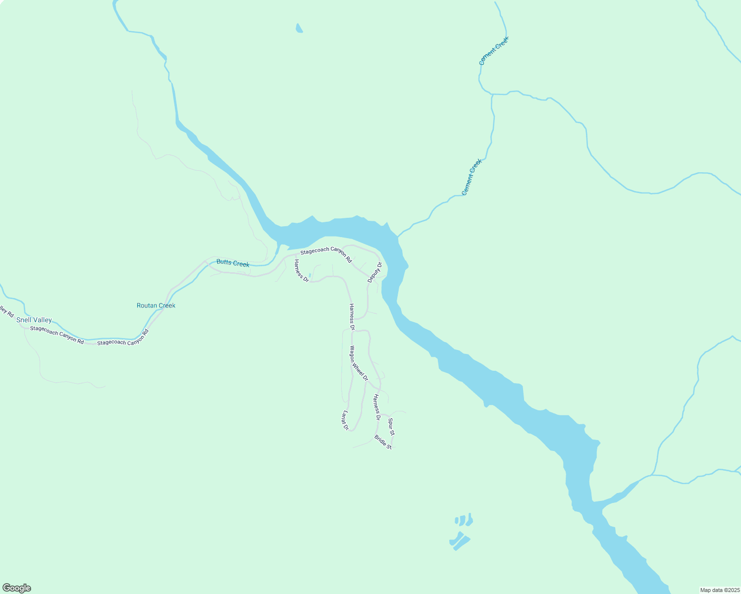 map of restaurants, bars, coffee shops, grocery stores, and more near 1140 Deputy Drive in Pope Valley