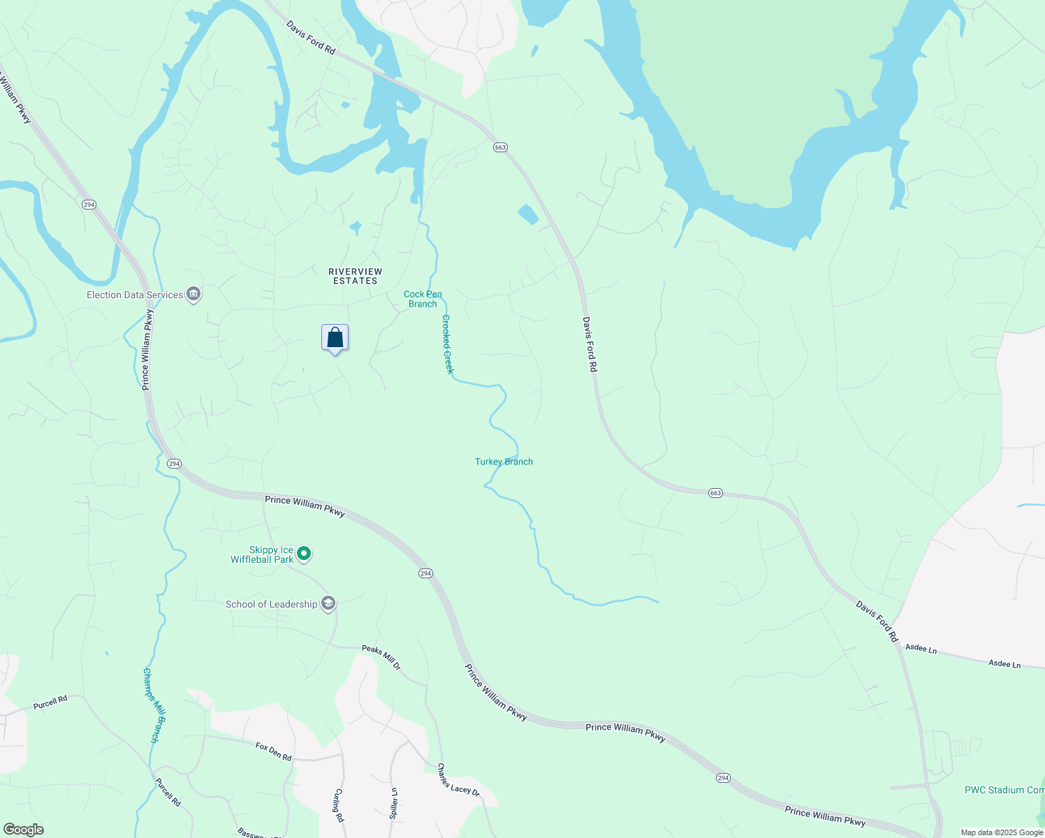 map of restaurants, bars, coffee shops, grocery stores, and more near 11528 Norseman Drive in Manassas